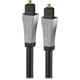 thumbnail image 1 of Cable Óptico Toslink Rocketfish 25 Negro con Conectores Dorados, 1 of 3