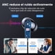 thumbnail image 3 of VEATOOL P91 Auriculares Inalámbricos, Auriculares Bluetooth V5.4 Estéreo con Micrófonos de Cancelación de Ruido, 60 Horas de Reproducción, Estuche Mini con Pantalla LED Dual, 3 of 7