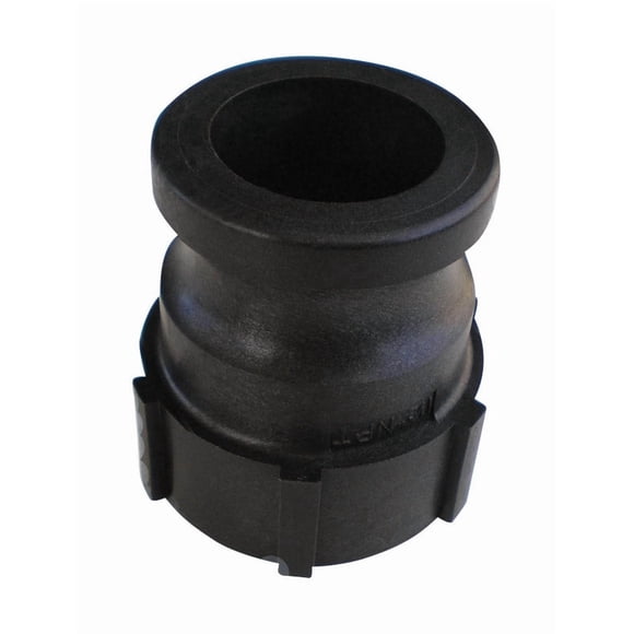 Adaptador macho Abbott Rubber Polipropileno 3,8 cm de profundidad x 3,8 cm de profundidad