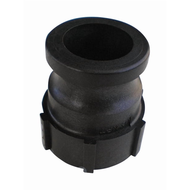 Adaptador macho Abbott Rubber Polipropileno 3,8 cm de profundidad x 3,8 cm de profundidad