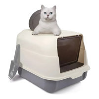 Genérico - Caja De Arena Para Gatos Con Pala Arenero 2 En 1 Arenero