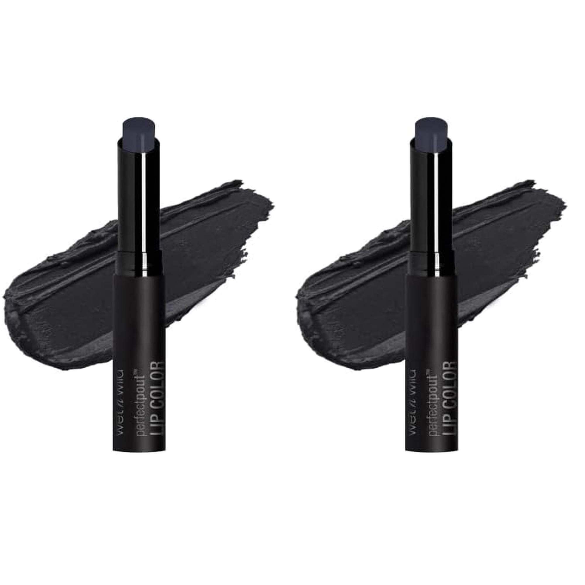 Lápiz Labial Wet N Wild Perfect Pout Black Power Outage (paquete De 2)