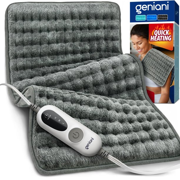 Almohadilla térmica GENIANI Electric para el dolor de espalda y la relajación para mujeres