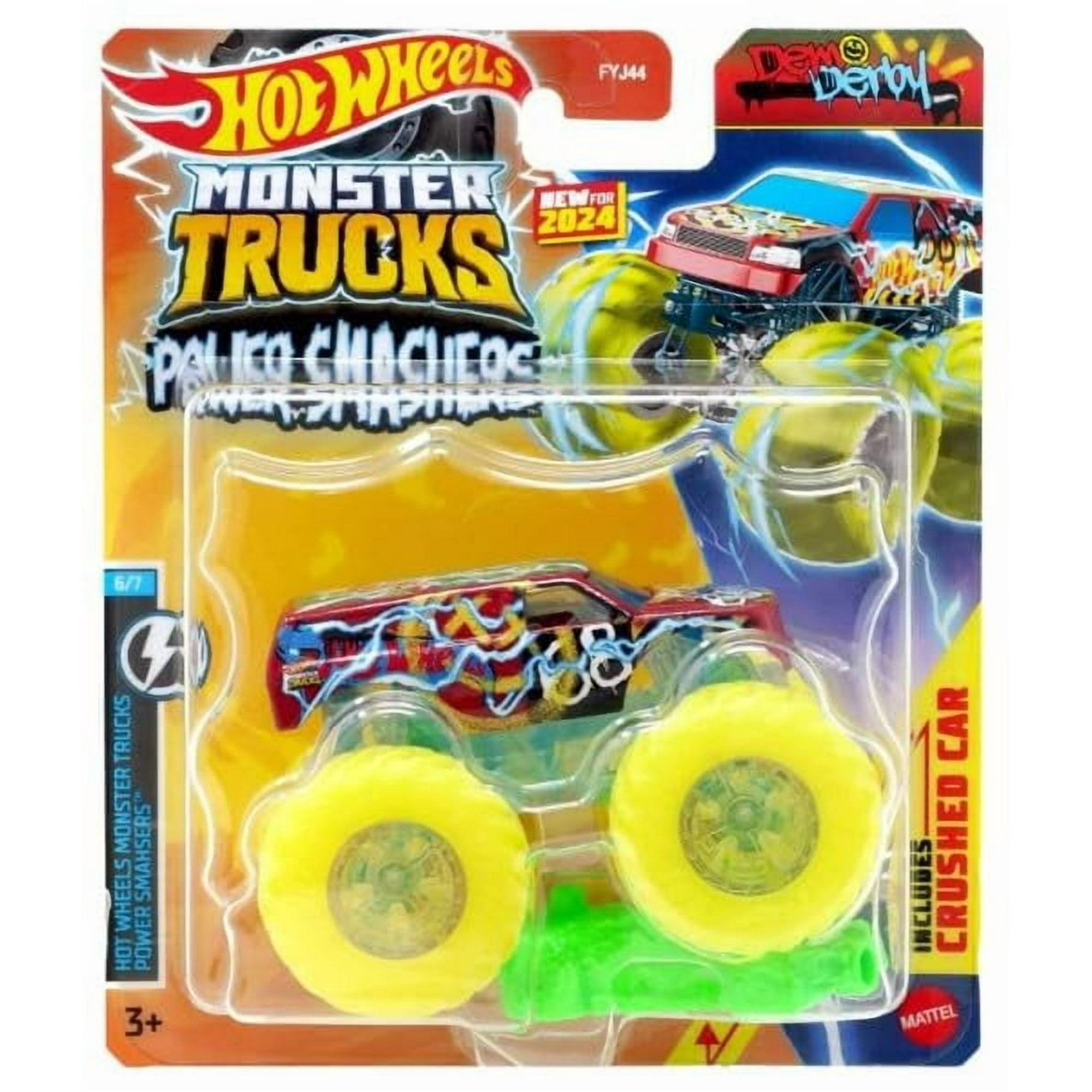 Demo Derby De Monster Truck Hot Wheels Power Smashers 2024 1:64