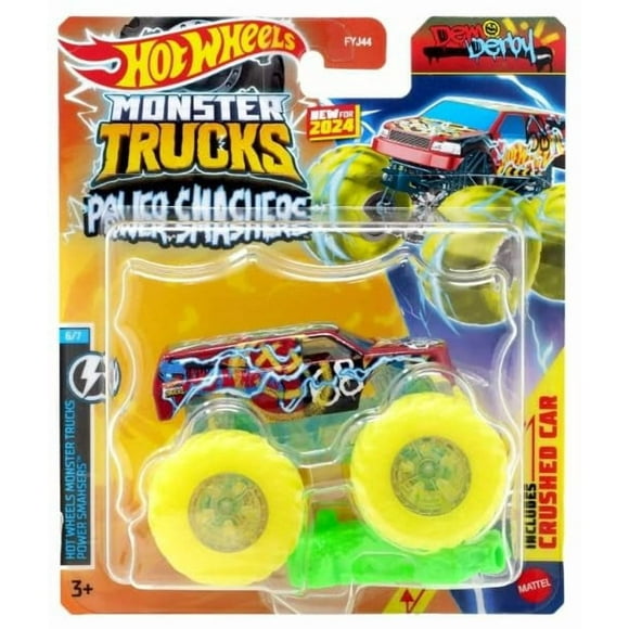 Demo Derby de Monster Truck Hot Wheels Power Smashers 2024 1:64