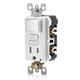 thumbnail image 4 of Combo de enchufes GFCI Leviton GFSW1-W, 15 A, autocomprobación, blanco, 4 of 5