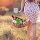 thumbnail image 5 of Cesta de picnic Rurality de mimbre con tapa y asa, 40 x 32 x 18 cm, 5 of 6