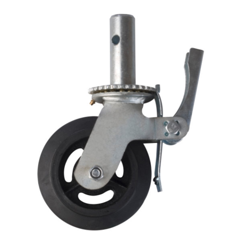 Ruedas 6 Kit De Andamio Freno Y Base Husillo Bryo