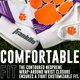 thumbnail image 5 of Guantes de receptor de fútbol Franklin Sports Clemson Tigers, 5 of 8
