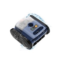 Limpiador Robótico Inalámbrico Para Piscinas Zyerch Sat25 Con Batería De 180 Min