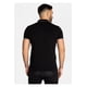 thumbnail image 4 of Polo Armani Exchange Logo Jersey con cremallera negro para hombre, 4 of 5