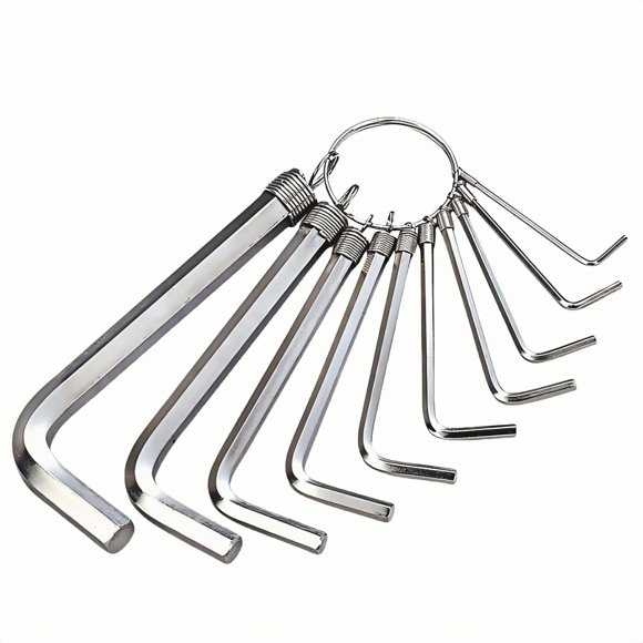 Juego de llaves Allen RyanDesign 10 piezas 1.5‑10 mm Acero Cr‑V