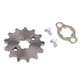 thumbnail image 3 of rueda dentada delantera del motor para sdg 110cc 125cc dirt bike atv 420-13t-17mm, 3 of 5
