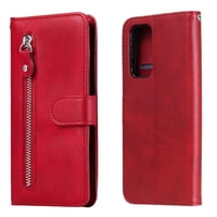 Gangxun - Funda Con Cremallera Para Xiaomi 10T/10T Pro, Carcasa Cartera De Cuero Pu Con Soporte Y Tarjetero