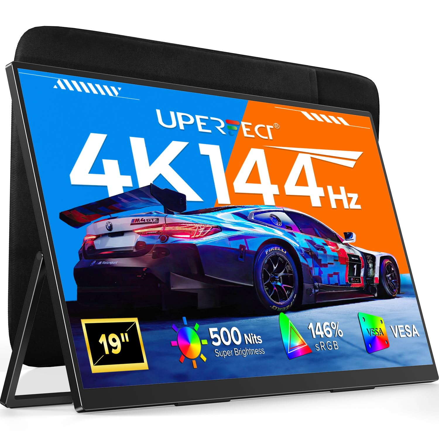 Monitor Portátil Uperfect Ucolor 19 Apex 4k 144 Hz Qled 19