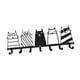 thumbnail image 1 of Perchero De Pared De Metal Con Forma De Gato Negro, Para Guardar Llaves Y Bolsos En La Entrada., 1 of 5