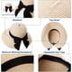 thumbnail image 5 of Sombrero de paja flexible para playa y verano para mujer, plegable, con protección solar UPF50, ala ancha, 55-60 cm, 89015_beige-a, mediano, 5 of 6