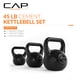 thumbnail image 2 of Set de kettlebells CAP Barbell de 10 lb, 15 lb y 20 lb con recubrimiento de vinilo, 2 of 9