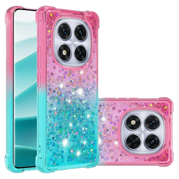 Funda Para Xiaomi Redmi Note 14 Pro 5g Con Diseño Gradiente Y Brillo Líquido Antigolpes Tpu