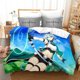 thumbnail image 2 of Sword Art Online Anime Quilt Duvet Cover Set Bedclothes Super 3-Piece Bedding Set, 2 of 5