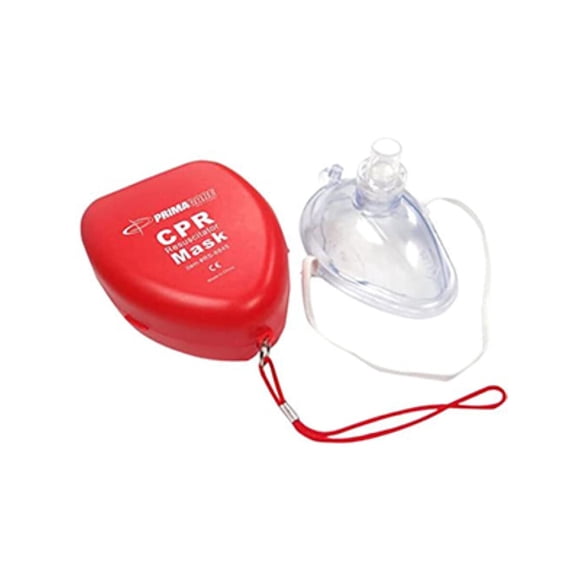 Mascarilla RCP PrimaCare RS6845 Válvula Única Estuche Rojo