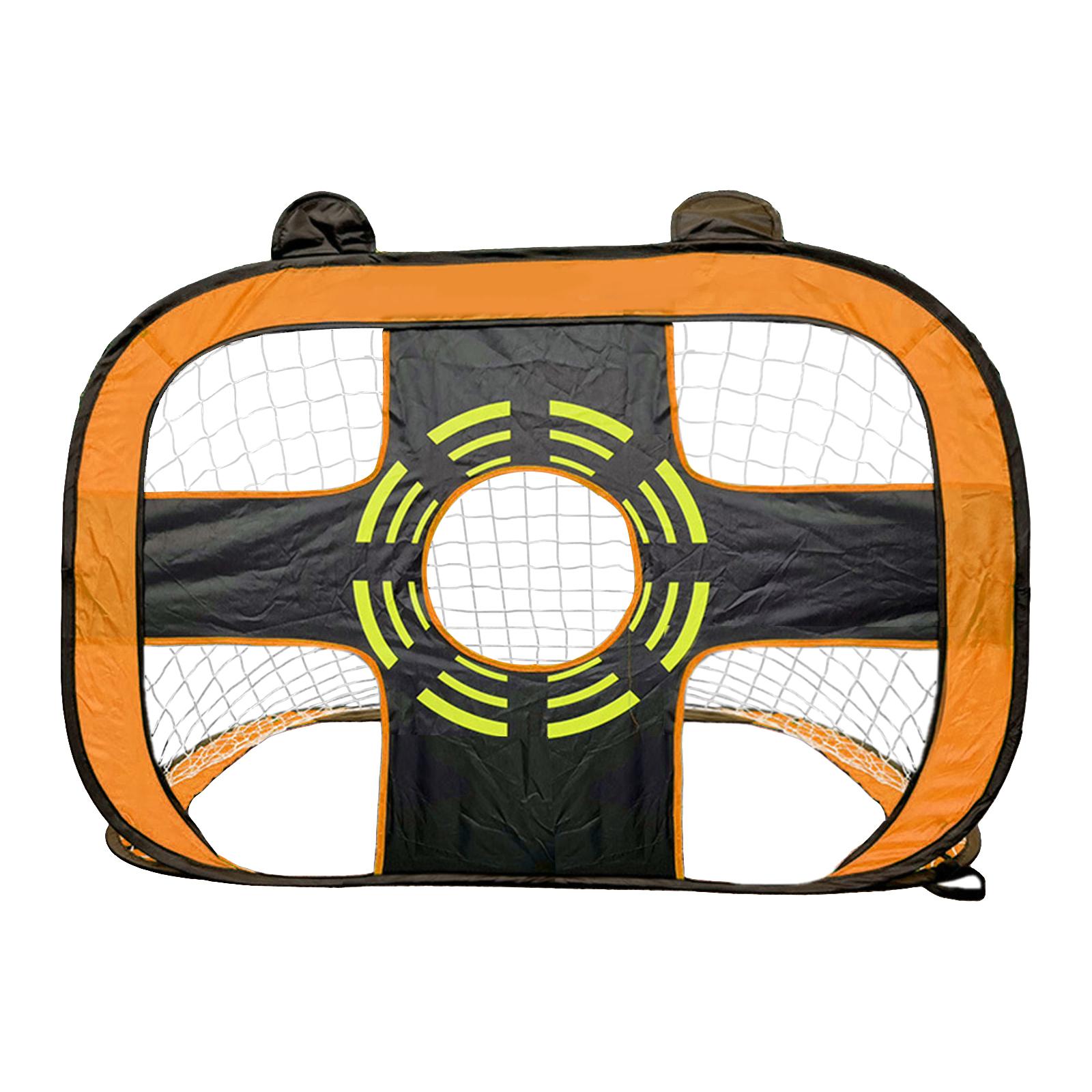 Ioensy - Poste De Portería De Fútbol Para Niños Emergente Para Diversión En El Patio Trasero, Deportes De Verano, Naranja