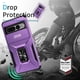 thumbnail image 2 of Funda Armada para Google Pixel 7 Pro con Tapa Deslizante y Soporte Magnético Giratorio Morado, 2 of 5