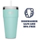 thumbnail image 3 of Vaso YETI Rambler de 770 ml con aislamiento al vacío y tapa con popote, color Seafoam, 3 of 6