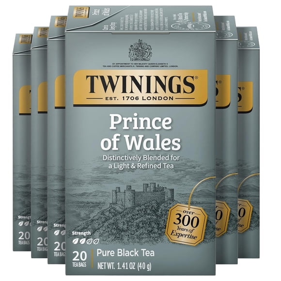 Twinings Prince of Wales Té Negro 6 × 20 Bolsas