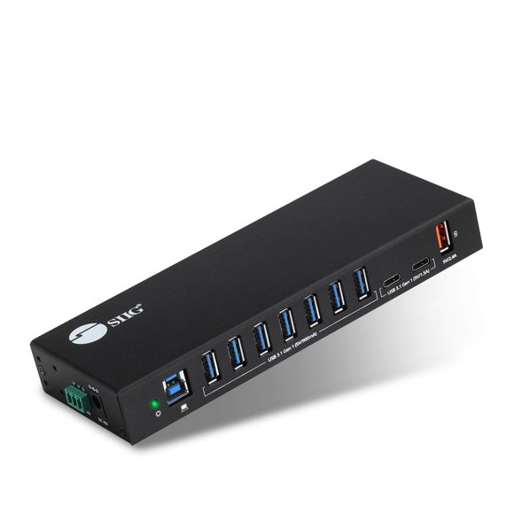 Hub USB SIIG ID-US0811-S1 de 10 puertos con alimentación USB 3.1 Gen 1