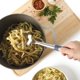 thumbnail image 4 of SPOON Calphalon Servidor de Pasta Acero Inoxidable Azul Marino, 4 of 7
