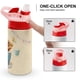 thumbnail image 4 of La Aventura en el Parque Temático de RilakkumaBotella de Agua con Tapa Pop Top de Un Toque, Acero Inoxidable, a Prueba de Fugas, para Deportes, Botella Infantil rosa 12 oz, 4 of 6