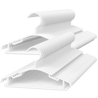 Baby Hangers Goodtou, 60 Unidades, Plástico Blanco, Para Armario