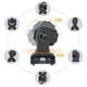 thumbnail image 4 of Luces LED para DJ Gobo Light ZKYMZL, 60 W, con cabezal móvil, 4 of 6