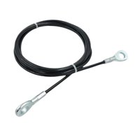 Ioensy - Polea De Fitness Con Cable, Resistente, Reutilizable, Práctica, Cable De Acero De 3 M Para Hacer Tú Mismo.