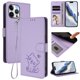 thumbnail image 2 of Funda de Gato tipo Libro para iPhone 13 Pro Max, Lila Claro, 2 of 6