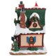 thumbnail image 2 of ESCULTURA Lemax Cabaña Claus iluminada #75292, 2 of 3