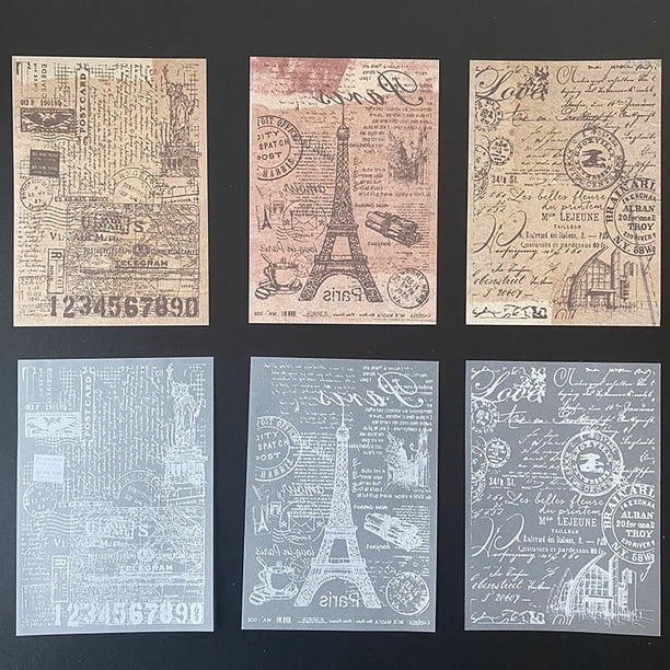 30pcs/pack Vintage Paper Fragments for Scrapbooking and DIY Projects - Retro Design and Handmade Material