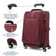 thumbnail image 2 of Equipaje Travelpro Maxlite 5 Softside Carry On de 21 pulgadas, color burdeos, 2 of 8