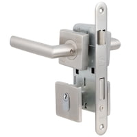 Cerradura Embutida Poli Piano B40 Dormitorio Llave/Perilla