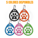 thumbnail image 5 of Placa Identificación Idtag Para Mascotas Gato Perro - Rosado, 5 of 8