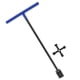 thumbnail image 1 of Llave De Medidor De Agua Válvulas De Bordillo Subterráneas Llave De Cierre 16 Pulgadas Azul, 1 of 5