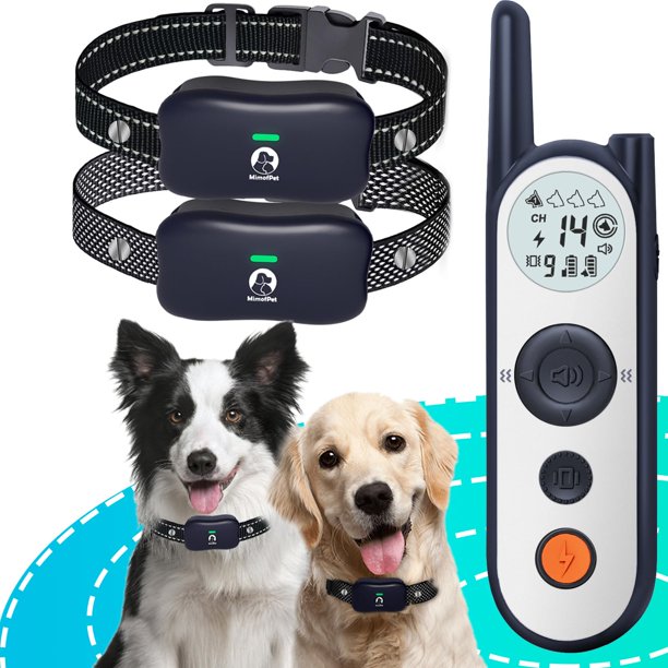 Cerca inalámbrica MIMOFPET para perros – 2 perros, alcance de 3500 ft (1065 m), impermeable