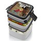 thumbnail image 4 of Harriet la Espía Fiambrera de Doble Capa, Contenedor de Almuerzo Portátil Apilable, Almacenamiento de Alimentos Hermético a Prueba de Fugas, 1000ml, 4 of 6
