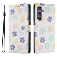 Foxdock Funda Tipo Cartera Para Samsung Galaxy S23 Fe Con Soporte Y Correa – Diseño De Patrones Lindos