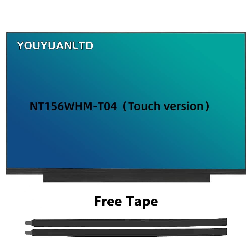 Youyuanltd - Reemplazo De Pantalla Lcd Para Nt156whm-t04 V8.0 15.6" Hd