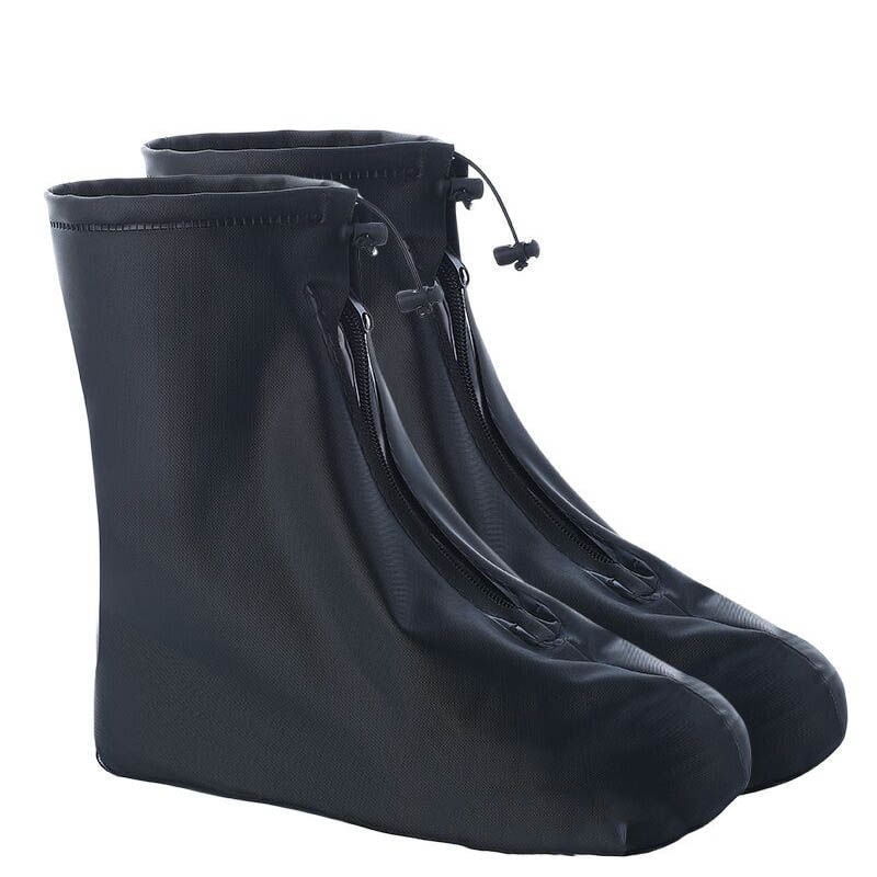 Xusx111 - Sapato De Lluvia Cubre Botas Impermeables Zapatillas De Plástico Galoshes Para Mujeres Hombres Niños, Zapatillas Antideslizantes Negro (m)