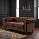 thumbnail image 4 of Sofa Florencia 3C Tela Velvet Chocolate, 4 of 6