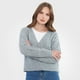 thumbnail image 3 of Sweater Mujer Cárdigan Trenzas Gris Corona, 3 of 5