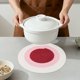 thumbnail image 4 of Juego de 6 Manteles Individuales de Estilo Rústico para Decoración de Mesa de Comedor Interior y Exterior, Mantel de Cocina, Limpieza Fácil, Rojo, 11.8 pulgadas, 4 of 5